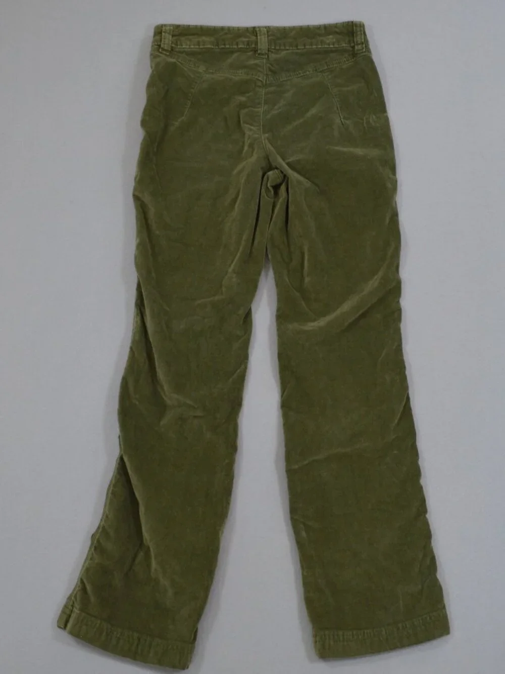 🌿 Free People Olive Corduroy Pants XS Boho Vintage Wash
